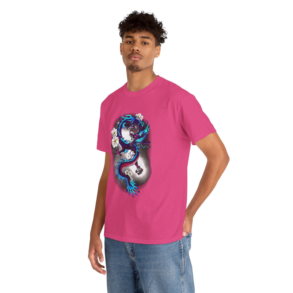 Electric Dragon Tattoo T-Shirt – Lara Davenport x Trash Cult Supply Co. Collab (Gildan 5000)