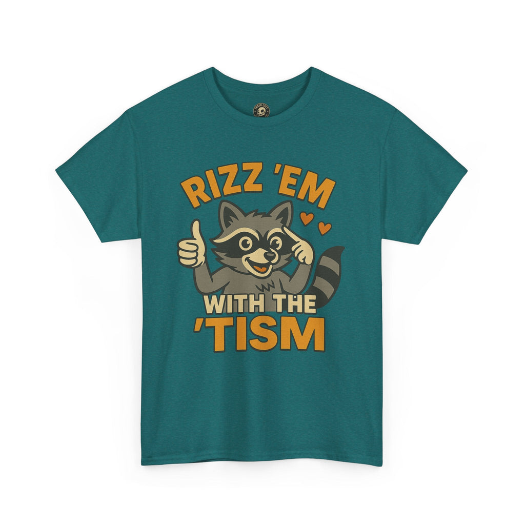 Rizz ’Em With the ’Tism T-Shirt – Funny Neurodivergent Graphic Tee for Bold Personalities