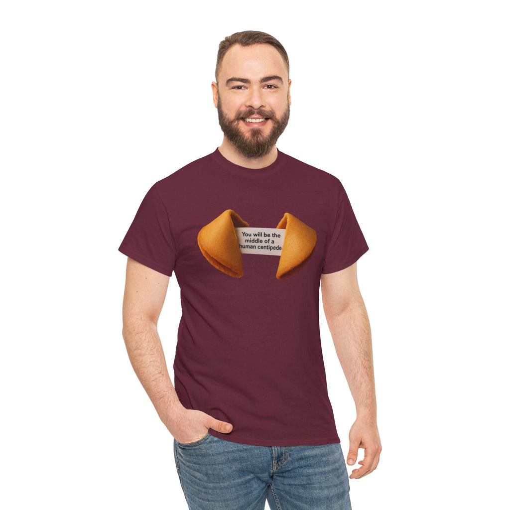 Fortune Cookie Unisex Heavy Cotton Tee - Positive Vibes Shirt
