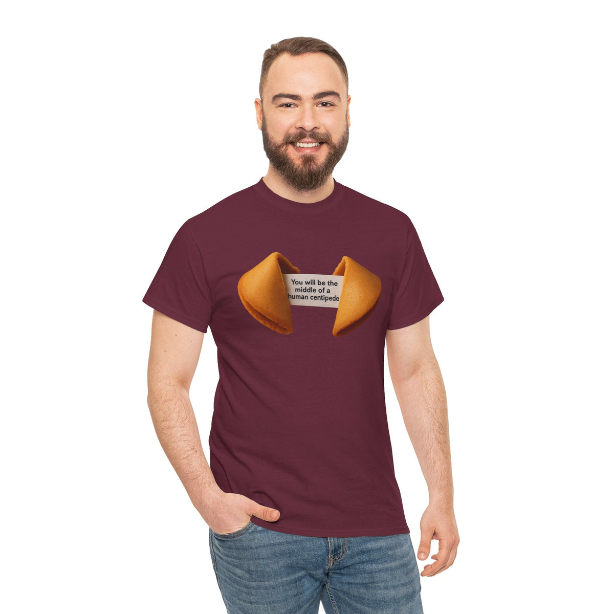 Fortune Cookie Unisex Heavy Cotton Tee - Positive Vibes Shirt