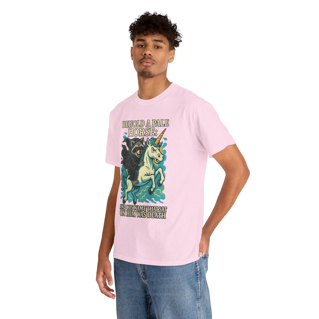 Behold a Pale Horse – Raccoon of Death Shirt | Gildan 5000 Unisex Tee