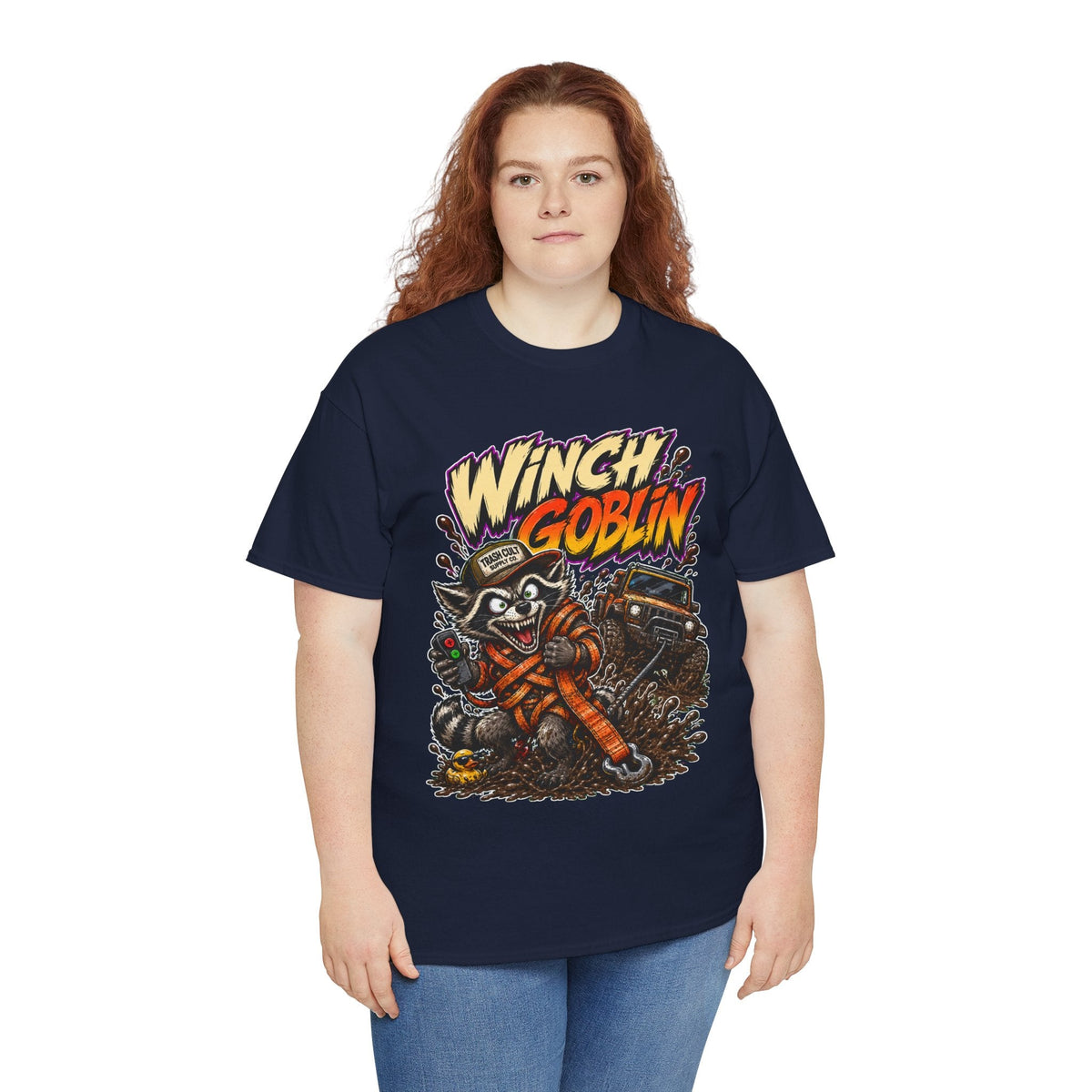 Winch Goblin Tee — Vintage Tow Truck Mechanic Graphic Shirt