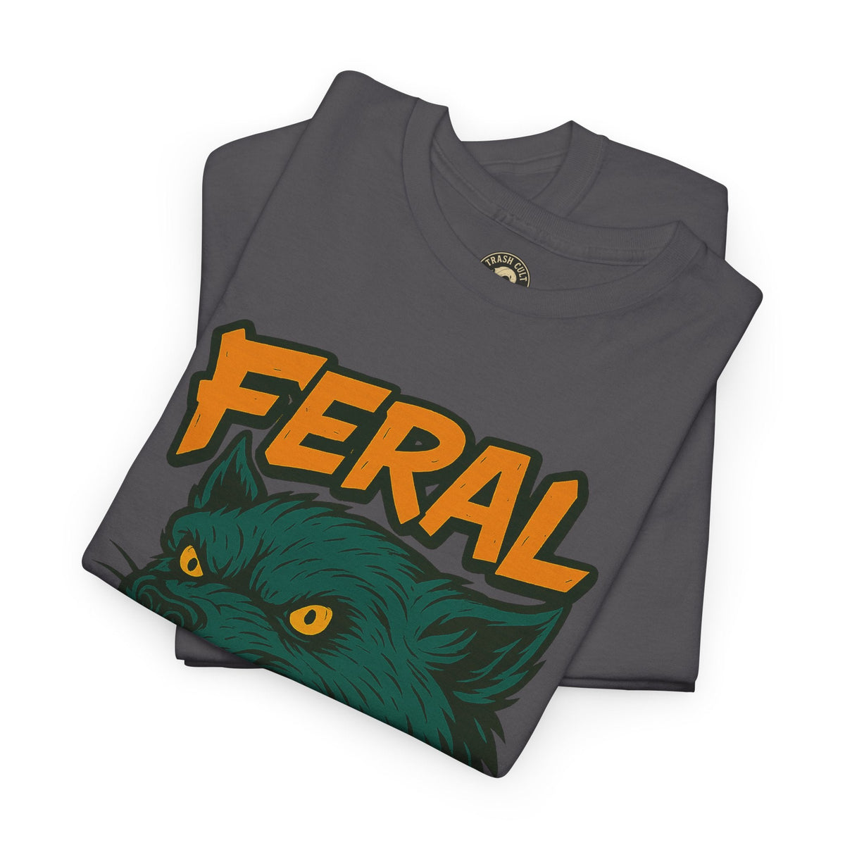FERAL Wolverine Shirt – Trash Cult Graffiti Tee (Gildan 5000)