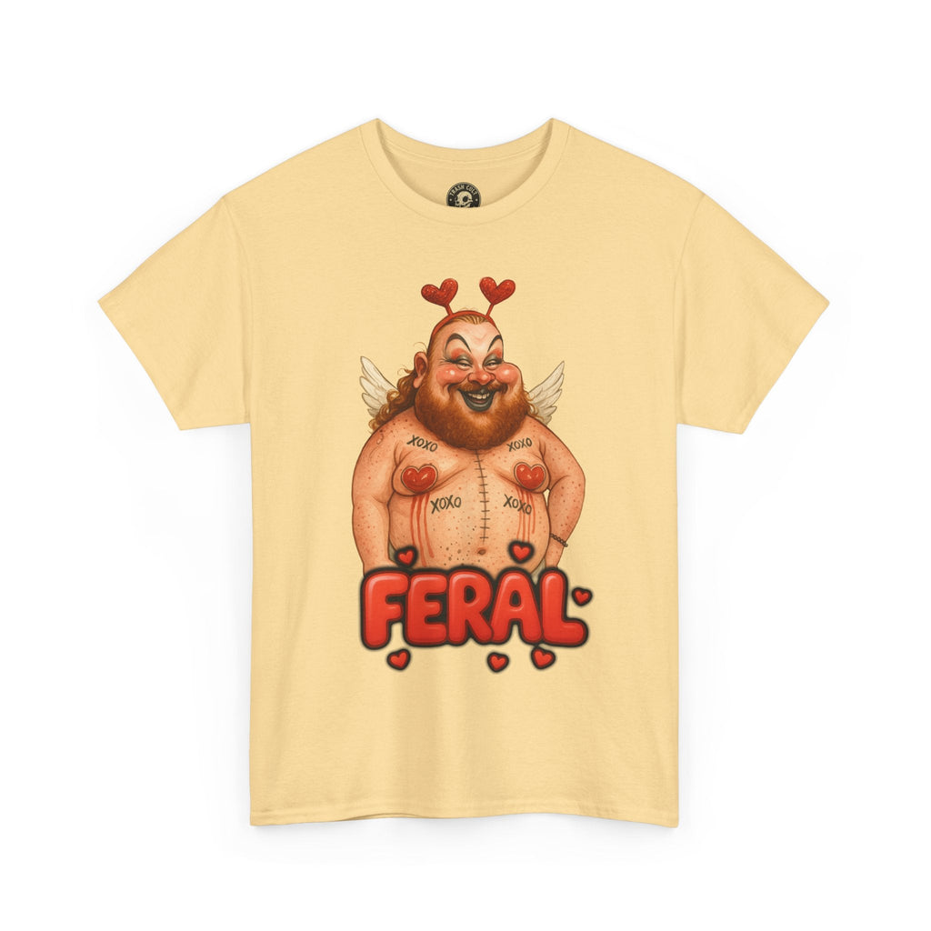 Feral Cupid Macabre Valentine Shirt | Fun Graphic Shirt, Quirky Gift, Casual Wear, Valentine's Apparel, Trendy Statement Top