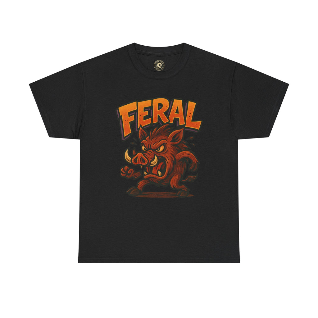 Feral Boar T-Shirt – Bold Unisex Animal Graphic Tee | Funny Cotton Shirt for Chaos Creatures
