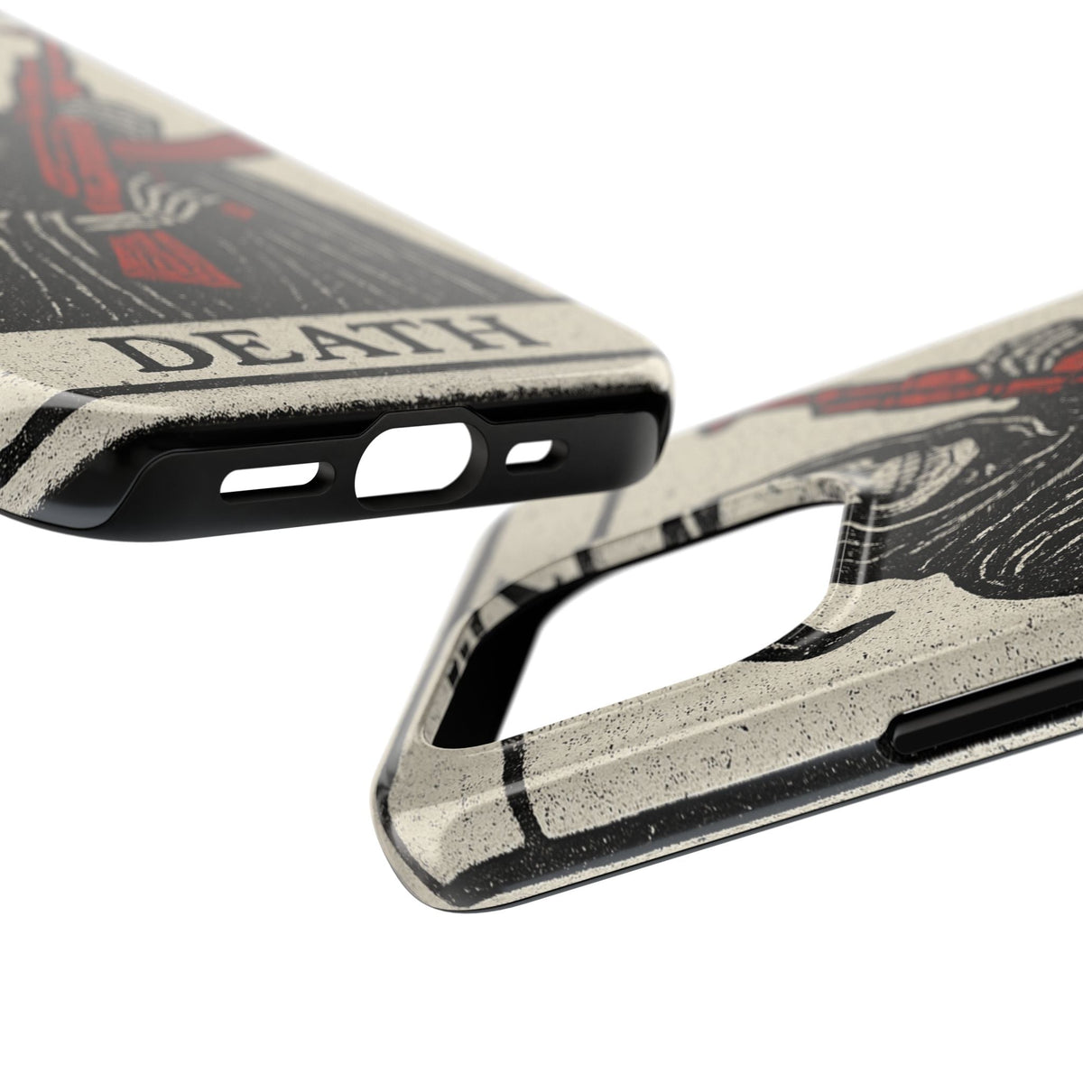 Grim Reaper Phone Case, Tough Phone Case for Gamers, Unique Smartphone Accessories, Halloween Decor, Death-Inspired Gift