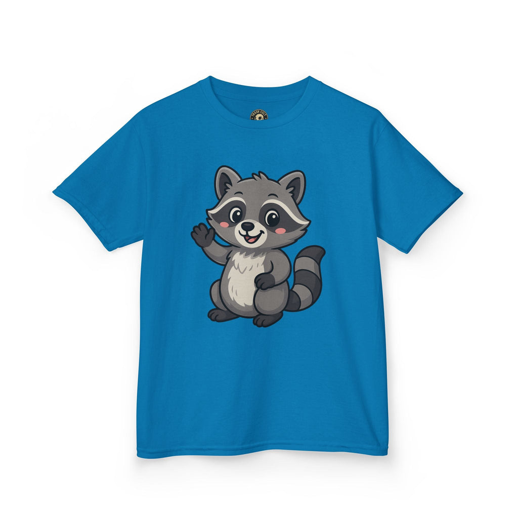 Cute Raccoon Kids T-Shirt, Fun Animal Graphic Tee for Boys and Girls, Birthday Gift, Playful Party Wear, Everyday Casual Shirt, Nature [...]
