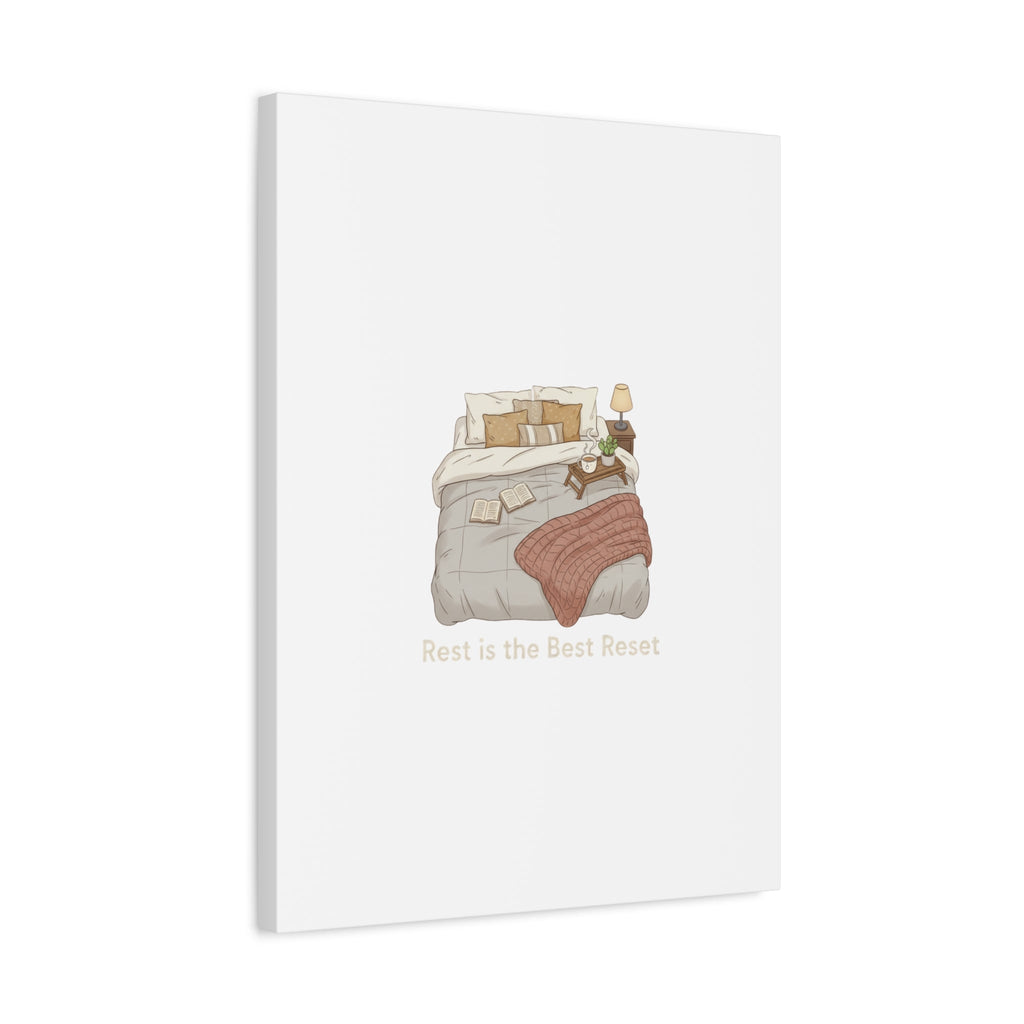 Rest is the Best Reset Canvas | sleepy humor, restful vibes