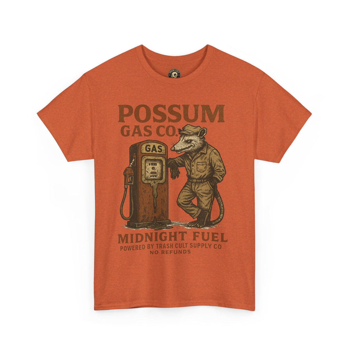 Possum Gas Co. Vintage Feral Mechanic Shirt – Trash Cult Supply Co. – Gildan 5000