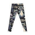 Feral Raccoon Women's Casual Leggings, Cute Animal Print Leggings, Stylish Everyday Wear, Gift for Animal Lovers, Cozy Activewear