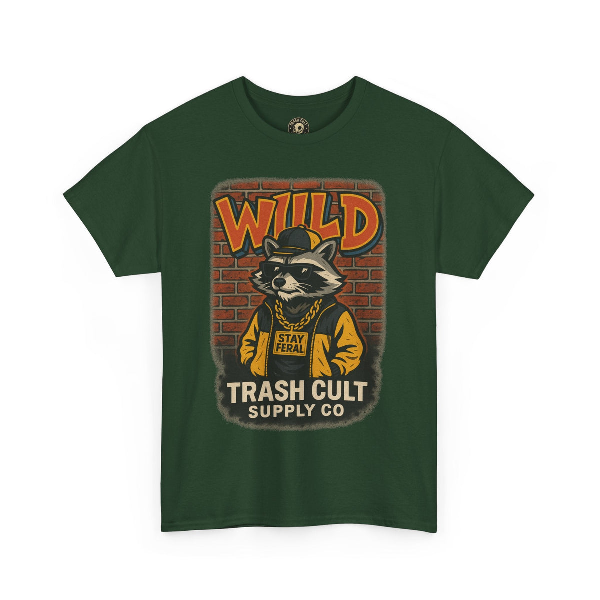 Wild Trash Cult Unisex Tee, Retro Animal T-Shirt, Graphic Tee, Eco-Conscious Apparel, Gift for Nature Lovers, Casual Streetwear