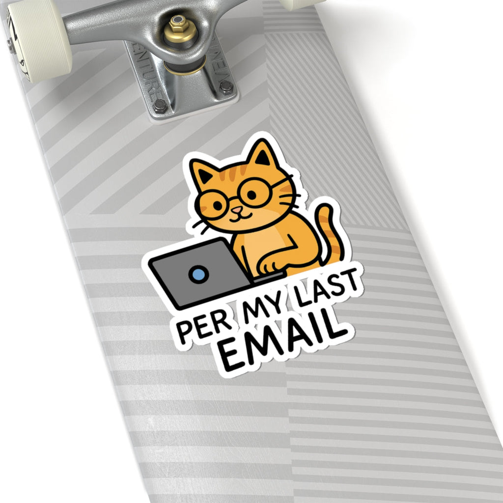 Funny Cat Laptop Stickers, Perfect for Office Humor, Gifts for Cat Lovers, Decorative Vinyl, Planner Accessories, Gift Wrap