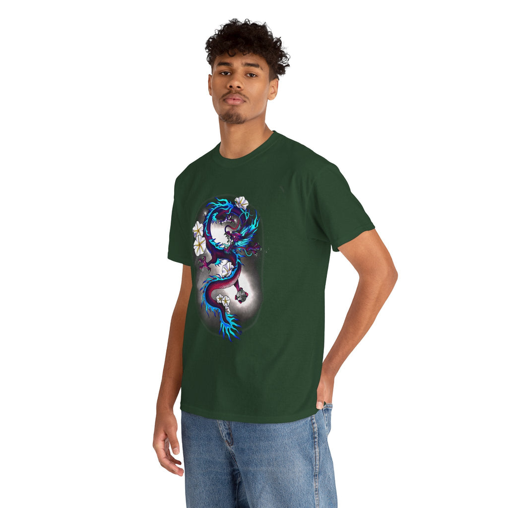 Electric Dragon Tattoo T-Shirt – Lara Davenport x Trash Cult Supply Co. Collab (Gildan 5000)