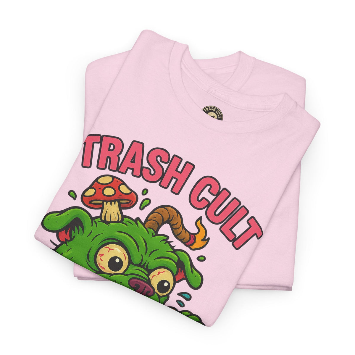 Feral Pizza Monster Shirt – Trash Cult Supply Co | Gildan 5000 Graphic Tee