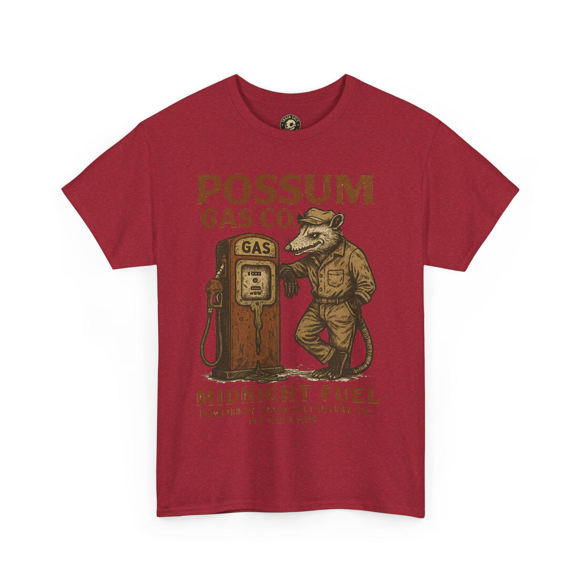 Possum Gas Co. Vintage Feral Mechanic Shirt – Trash Cult Supply Co. – Gildan 5000