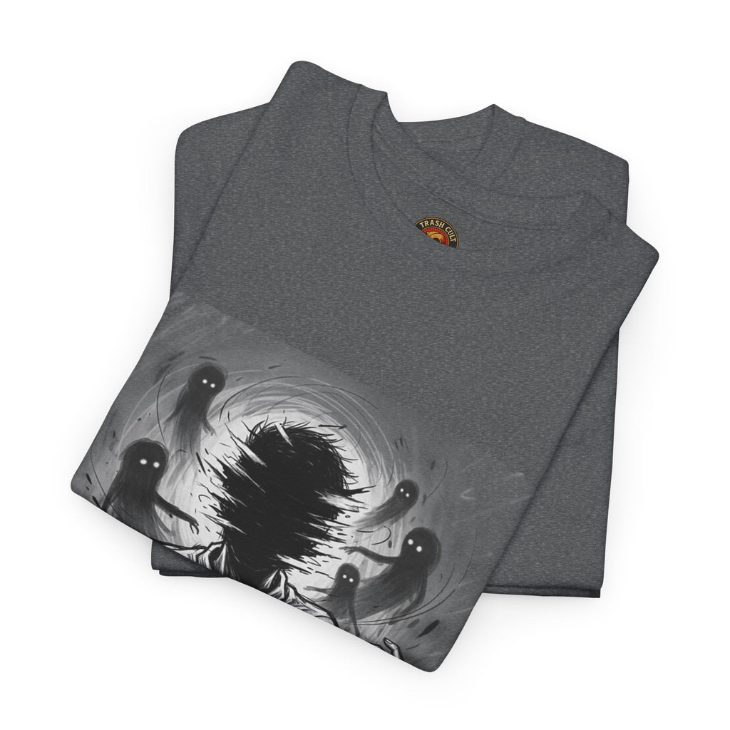 Xian Allen x Trash Cult Shirt – “Don’t Let Them In” | Ghost Spiral Emotional Horror Tee