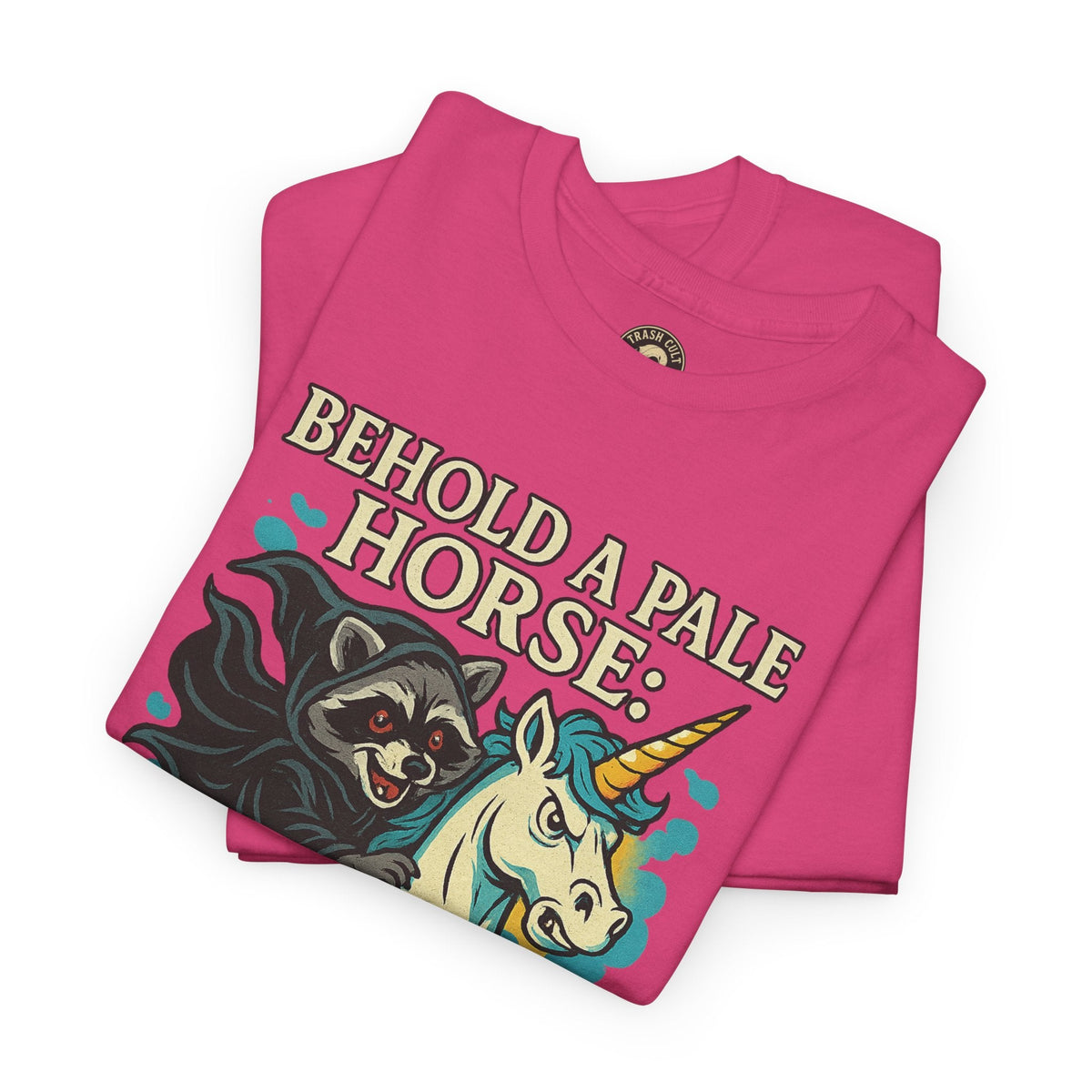 Behold a Pale Horse – Raccoon of Death Shirt | Gildan 5000 Unisex Tee