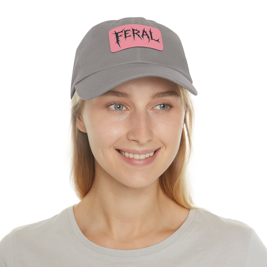 FERAL Embroidered Leather Patch Hat – Trash Cult Supply Co.