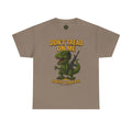 Don’t Tread On Me T-Rex T-Shirt – Liberty or Death Graphic | Trash Cult Supply Co. | Gildan 5000 Heavy Cotton
