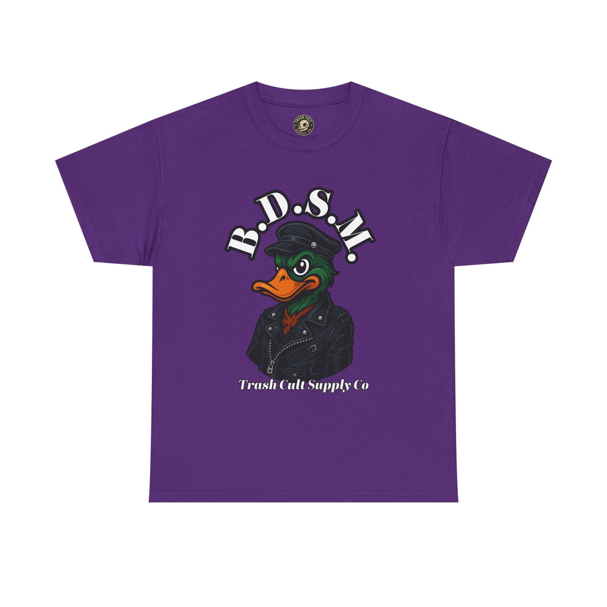 BDSM Mallard Duck Biker Shirt – Funny Biker Duck Tee on Gildan 5000