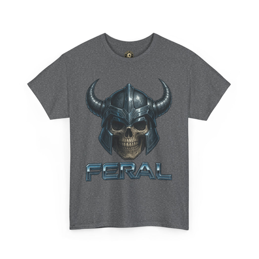 Feral Skull Graphic Tee, Unisex Cotton Shirt, Casual Wear, Gamer Apparel, Unique Gift for Fans