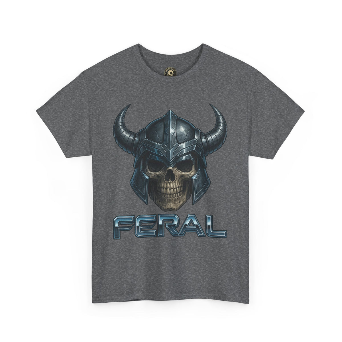 Feral Skull Graphic Tee, Unisex Cotton Shirt, Casual Wear, Gamer Apparel, Unique Gift for Fans