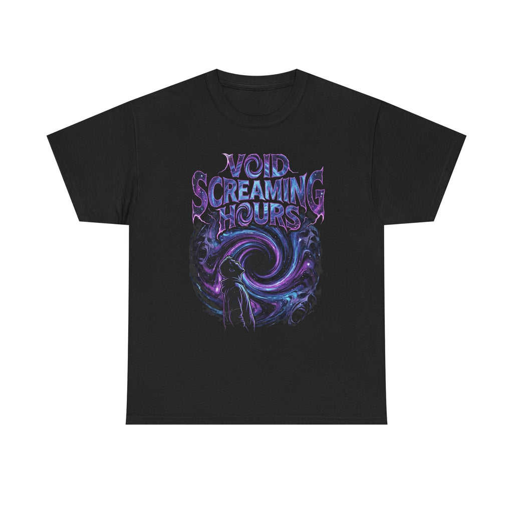 Void Screaming Hours Tee — Gothic Cosmic Horror T‑Shirt