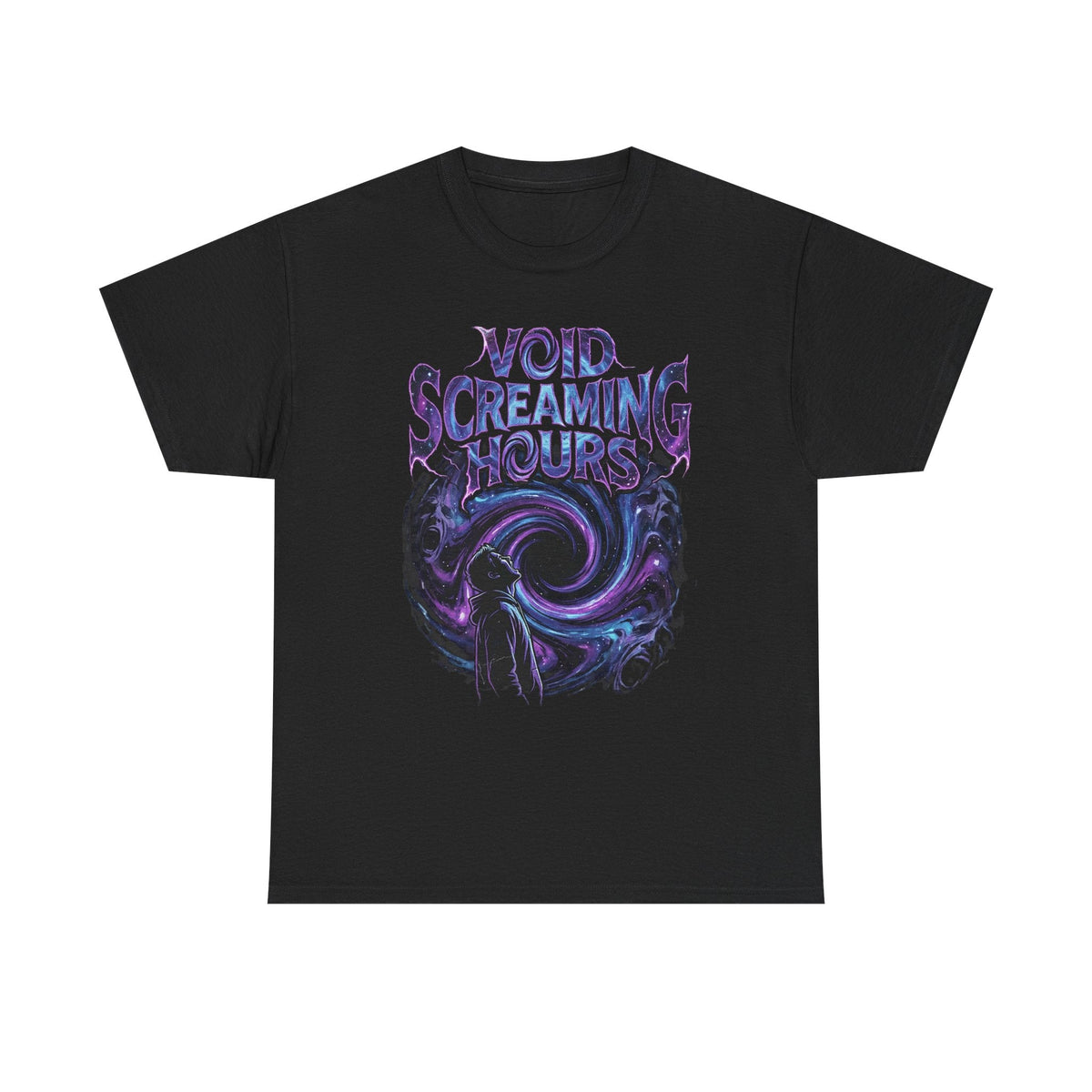 Void Screaming Hours Tee — Gothic Cosmic Horror T‑Shirt