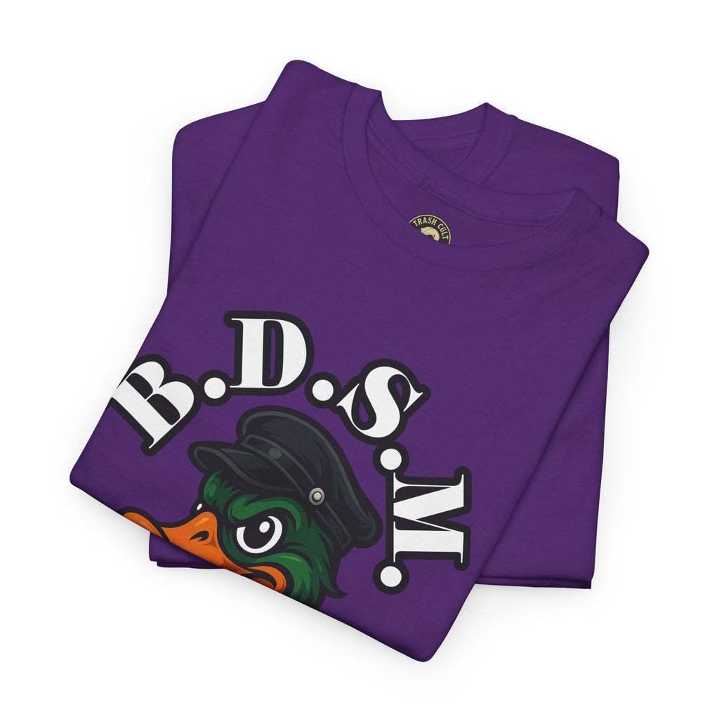 BDSM Mallard Duck Biker Shirt – Funny Biker Duck Tee on Gildan 5000