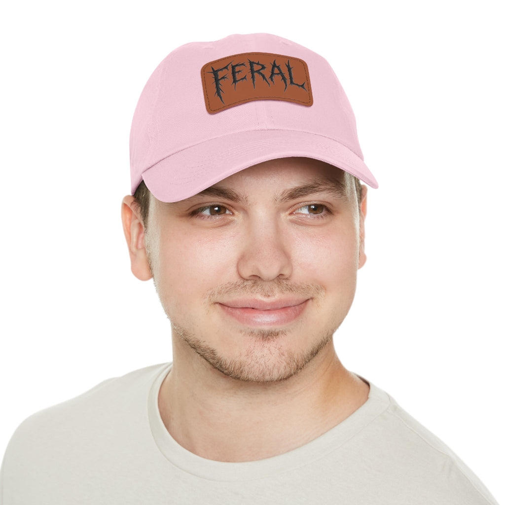 FERAL Embroidered Leather Patch Hat – Trash Cult Supply Co.