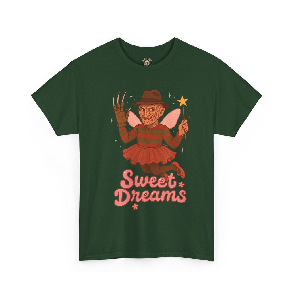Freddy Krueger Fairy “Sweet Dreams” Funny Horror Parody T-Shirt – Gildan 5000