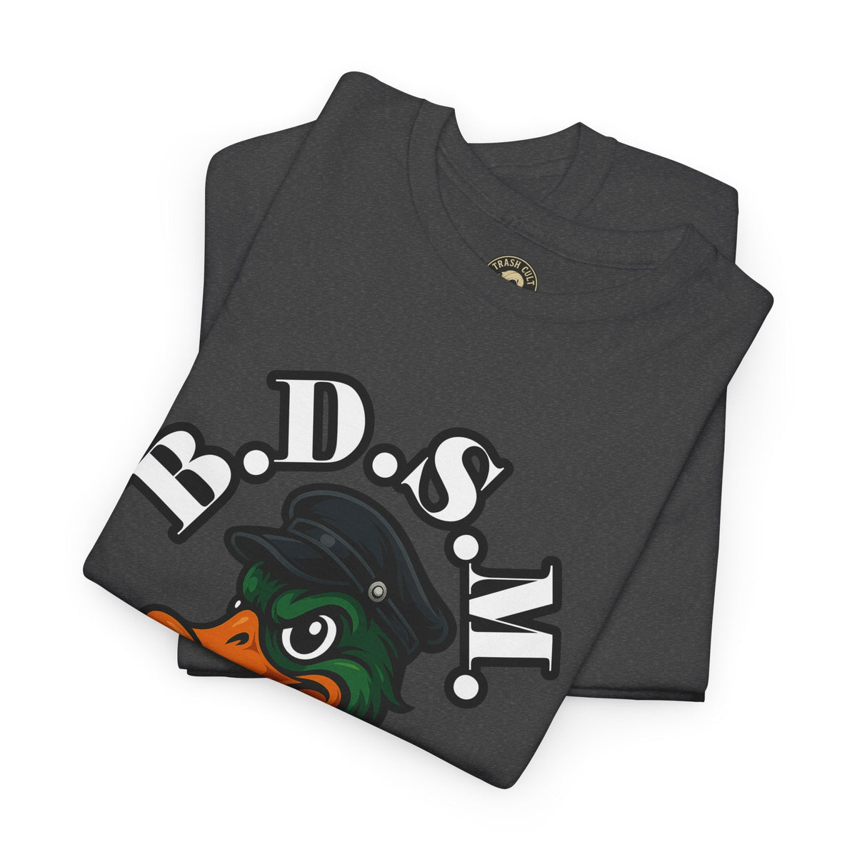 BDSM Mallard Duck Biker Shirt – Funny Biker Duck Tee on Gildan 5000