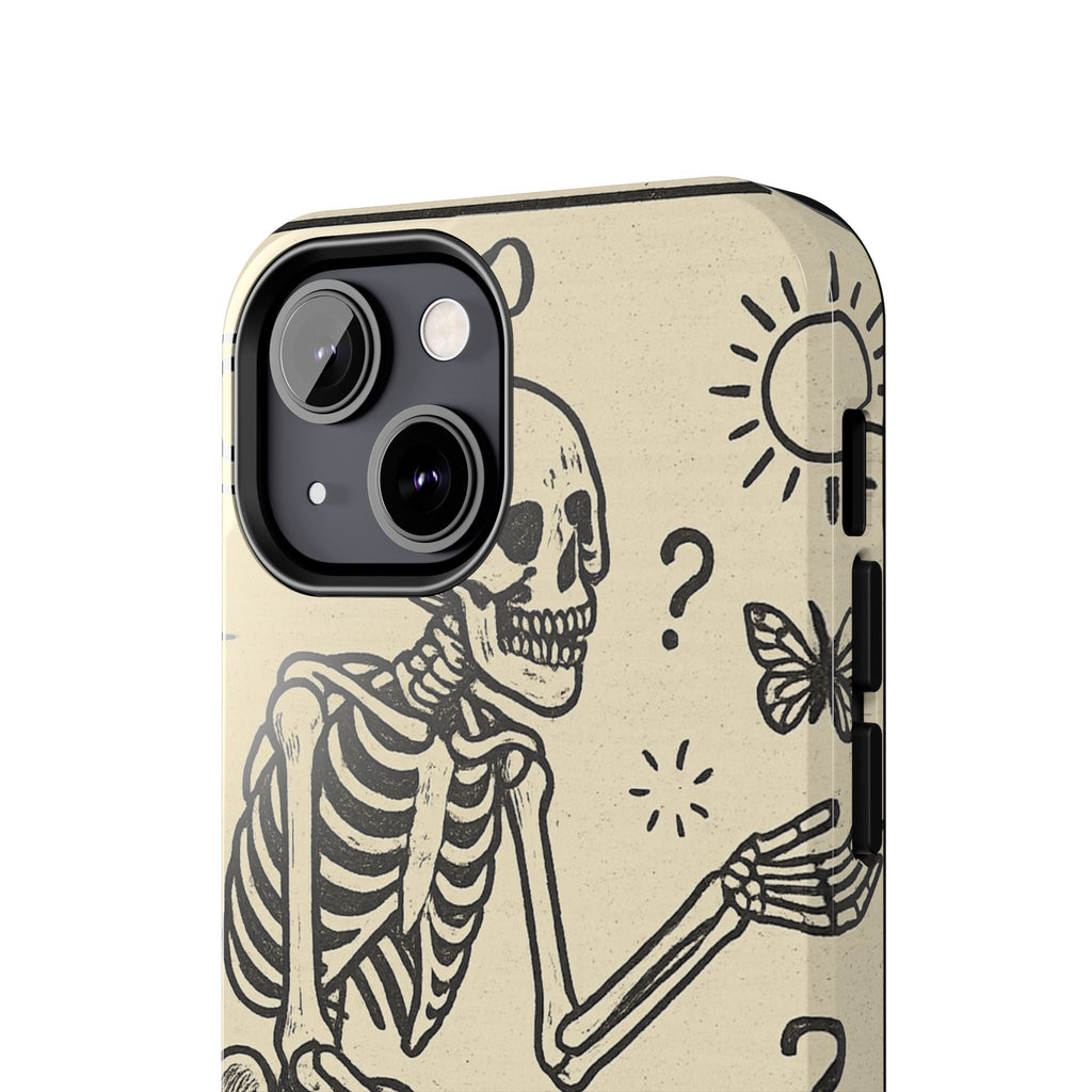 Skeleton ADHD Phone Cases, Unique Phone Cover, Funny ADHD Gift, Quirky Skeleton Design, Cool Accessories for Everyone