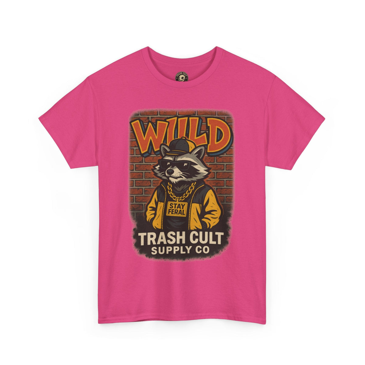 Wild Trash Cult Unisex Tee, Retro Animal T-Shirt, Graphic Tee, Eco-Conscious Apparel, Gift for Nature Lovers, Casual Streetwear