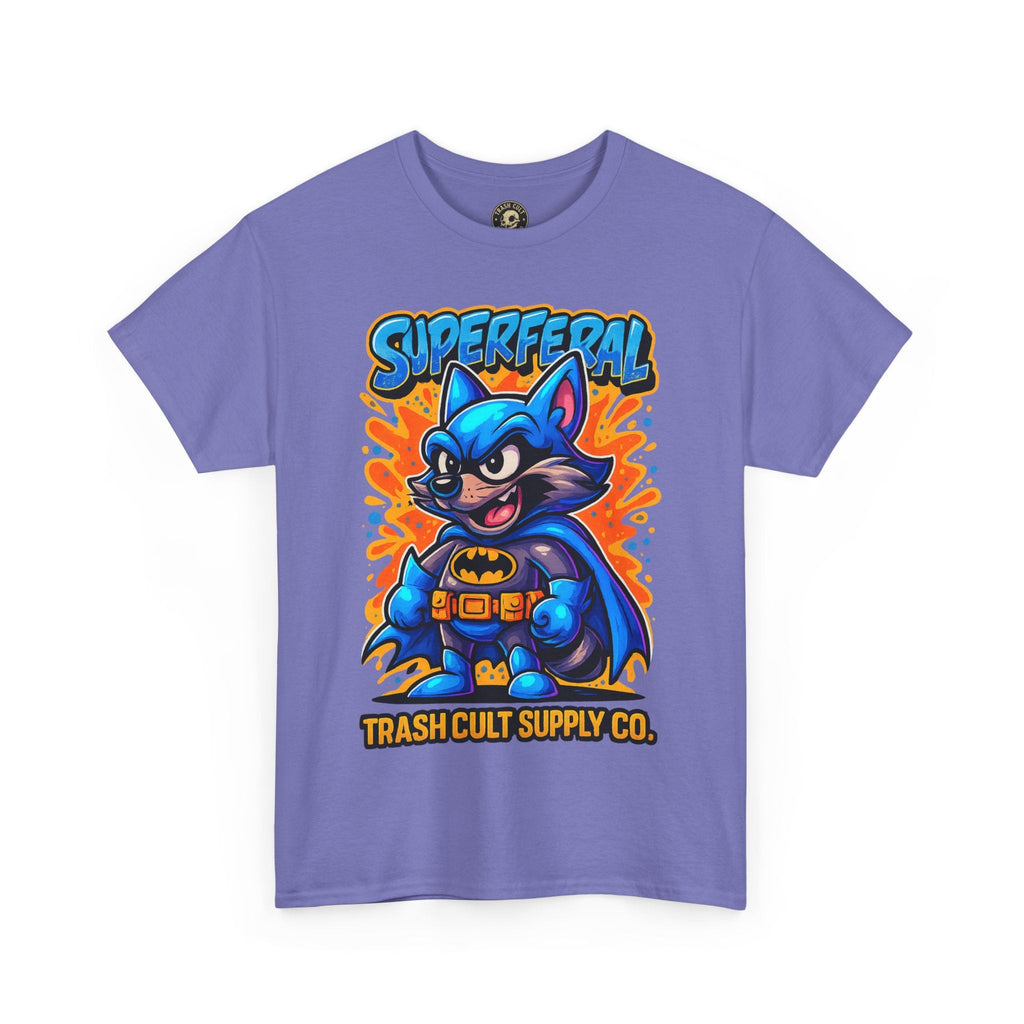 SuperFeral Raccoon Graffiti Shirt – Bold New School Superhero Streetwear | Trash Cult Supply Co