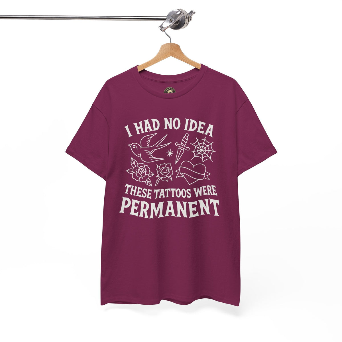 I Had No Idea These Tattoos Were Permanent Shirt – Funny Tattoo Flash Tee – Gildan 5000