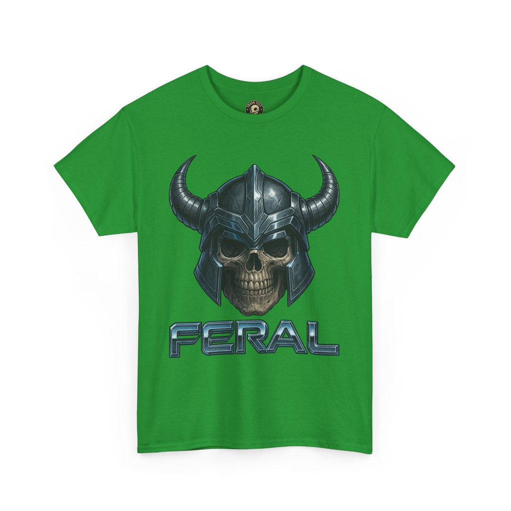 Feral Skull Graphic Tee, Unisex Cotton Shirt, Casual Wear, Gamer Apparel, Unique Gift for Fans