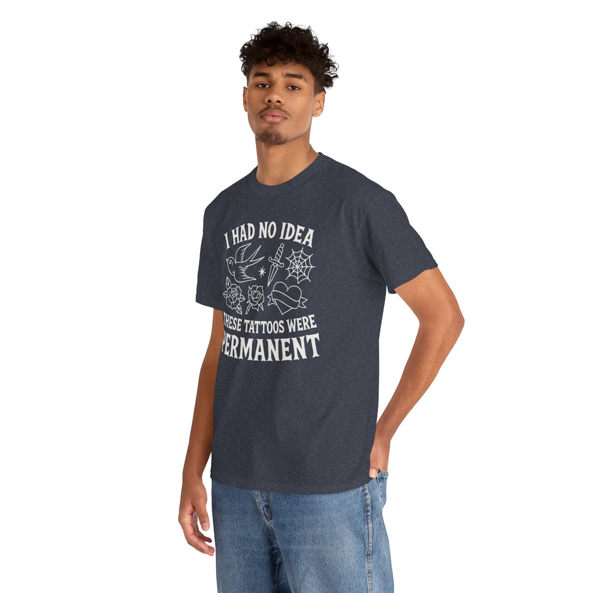 I Had No Idea These Tattoos Were Permanent Shirt – Funny Tattoo Flash Tee – Gildan 5000
