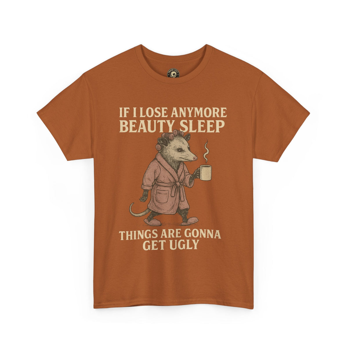 Funny Unisex Heavy Cotton Tee - "If I Lose Anymore Beauty Sleep, Things Are Gonna Get Ugly" - Gift, Sleepwear, Humor, Casual Wear, [...]