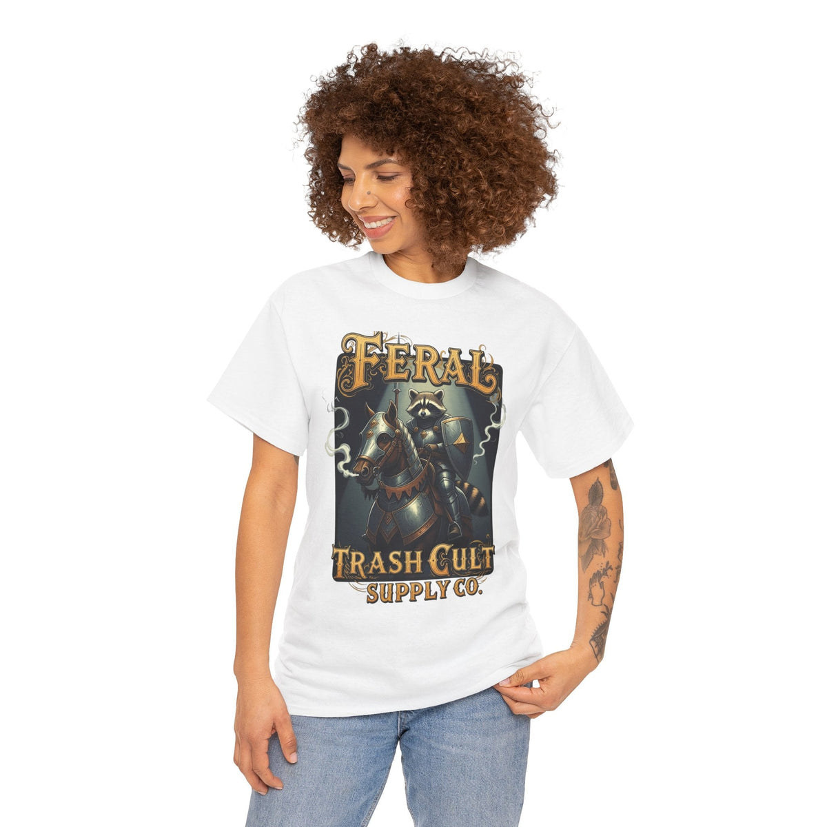 Feral Trash Cult Tee, Unisex Graphic Tee, Cool T-Shirt, Unique Funny Apparel, Gift for Eco Warriors, Casual Wear, Festival Clothing