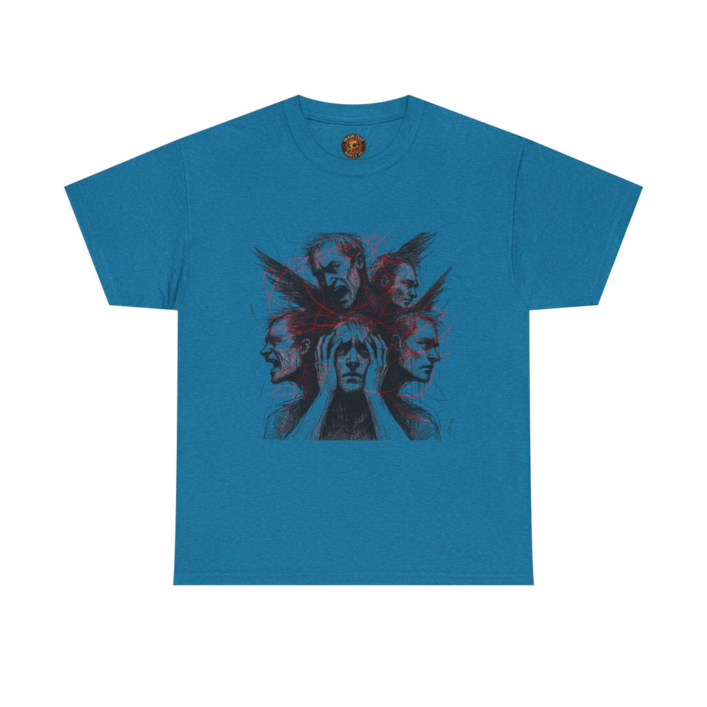 Xian Allen x Trash Cult Shirt – “Loud Inside My Head” | Dark Illustrative Art Tee