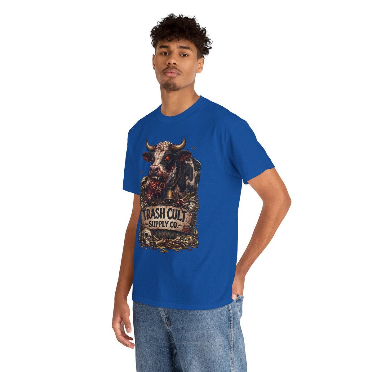 Trash Cult Supply Co. Cow Skull Tee