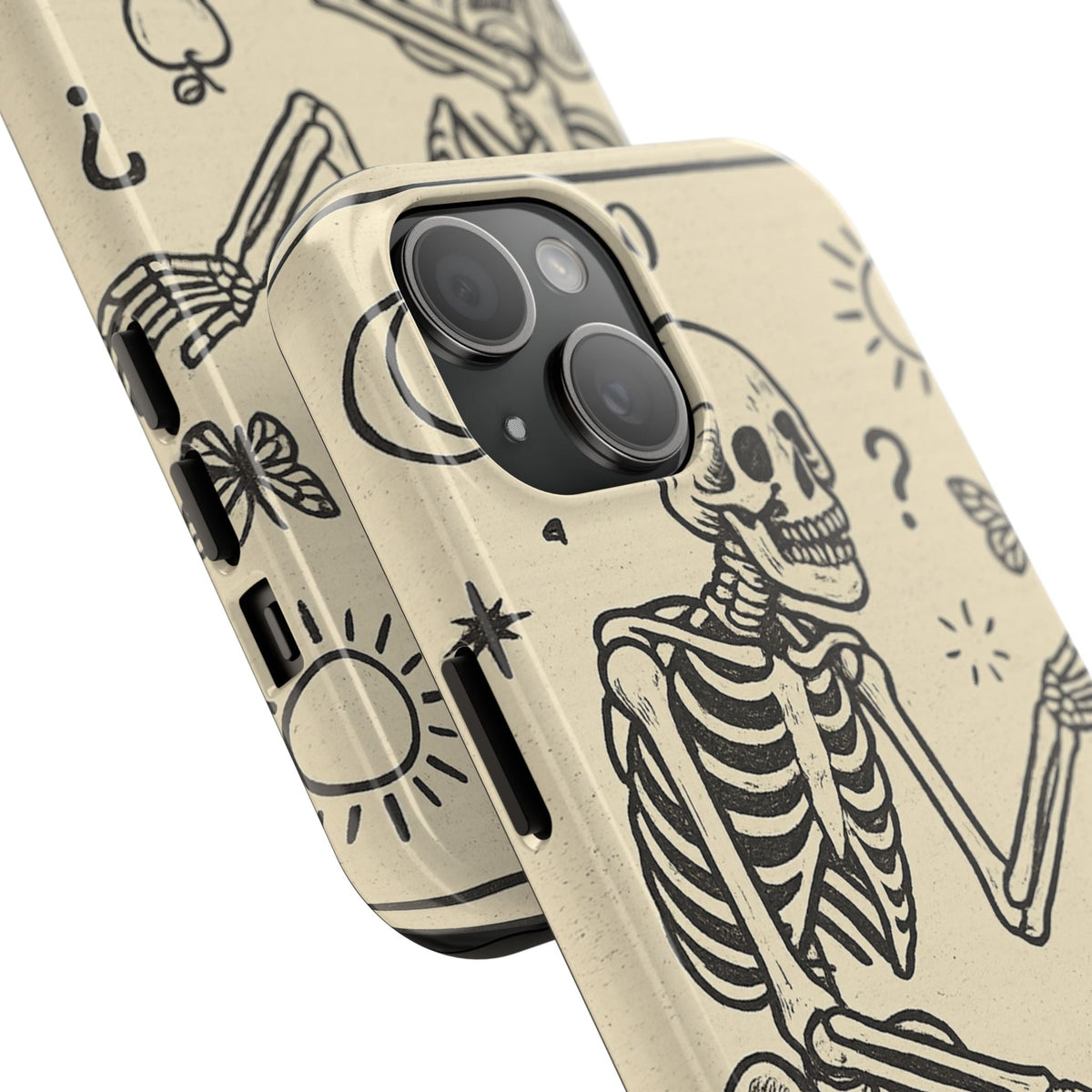 Skeleton ADHD Phone Cases, Unique Phone Cover, Funny ADHD Gift, Quirky Skeleton Design, Cool Accessories for Everyone