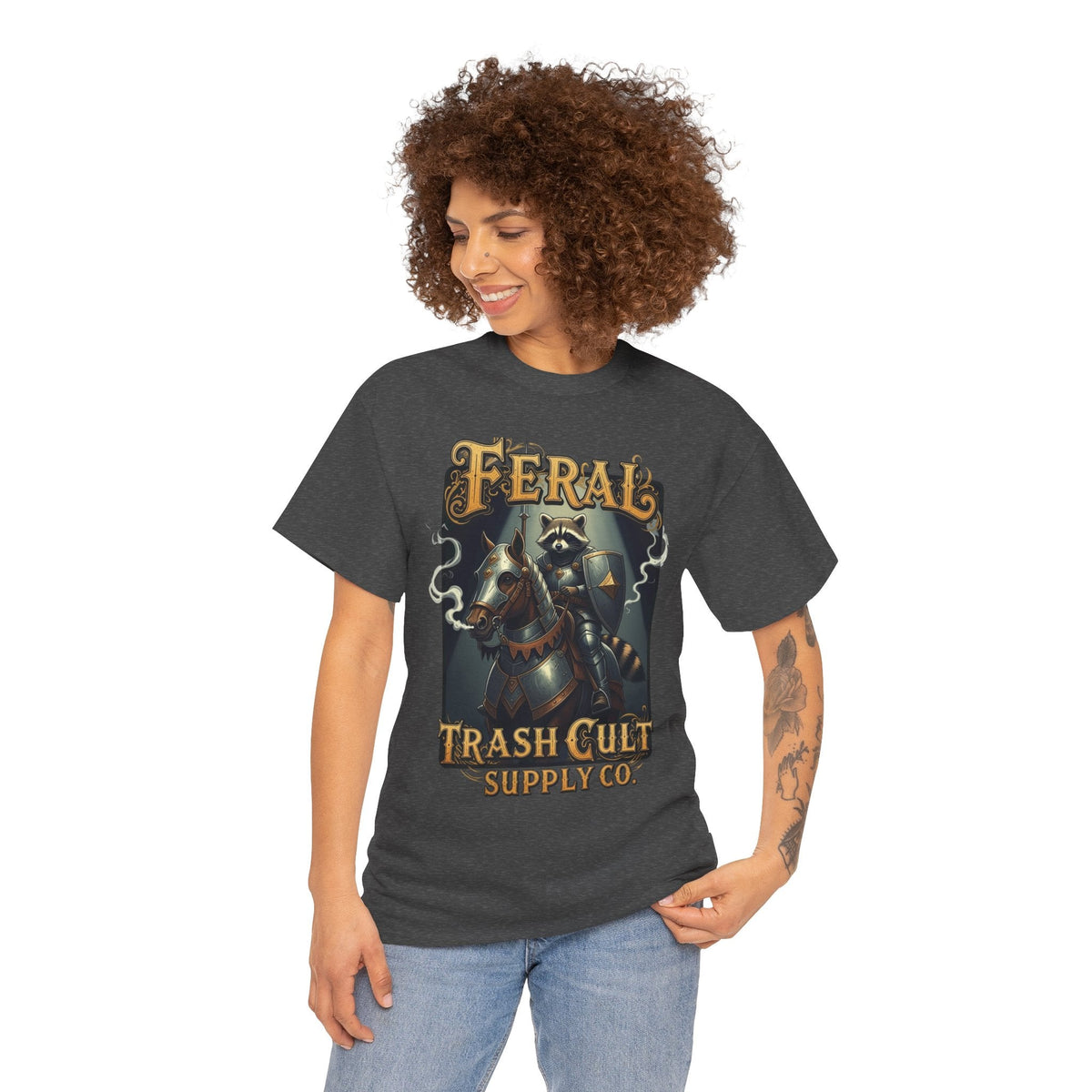 Feral Trash Cult Tee, Unisex Graphic Tee, Cool T-Shirt, Unique Funny Apparel, Gift for Eco Warriors, Casual Wear, Festival Clothing