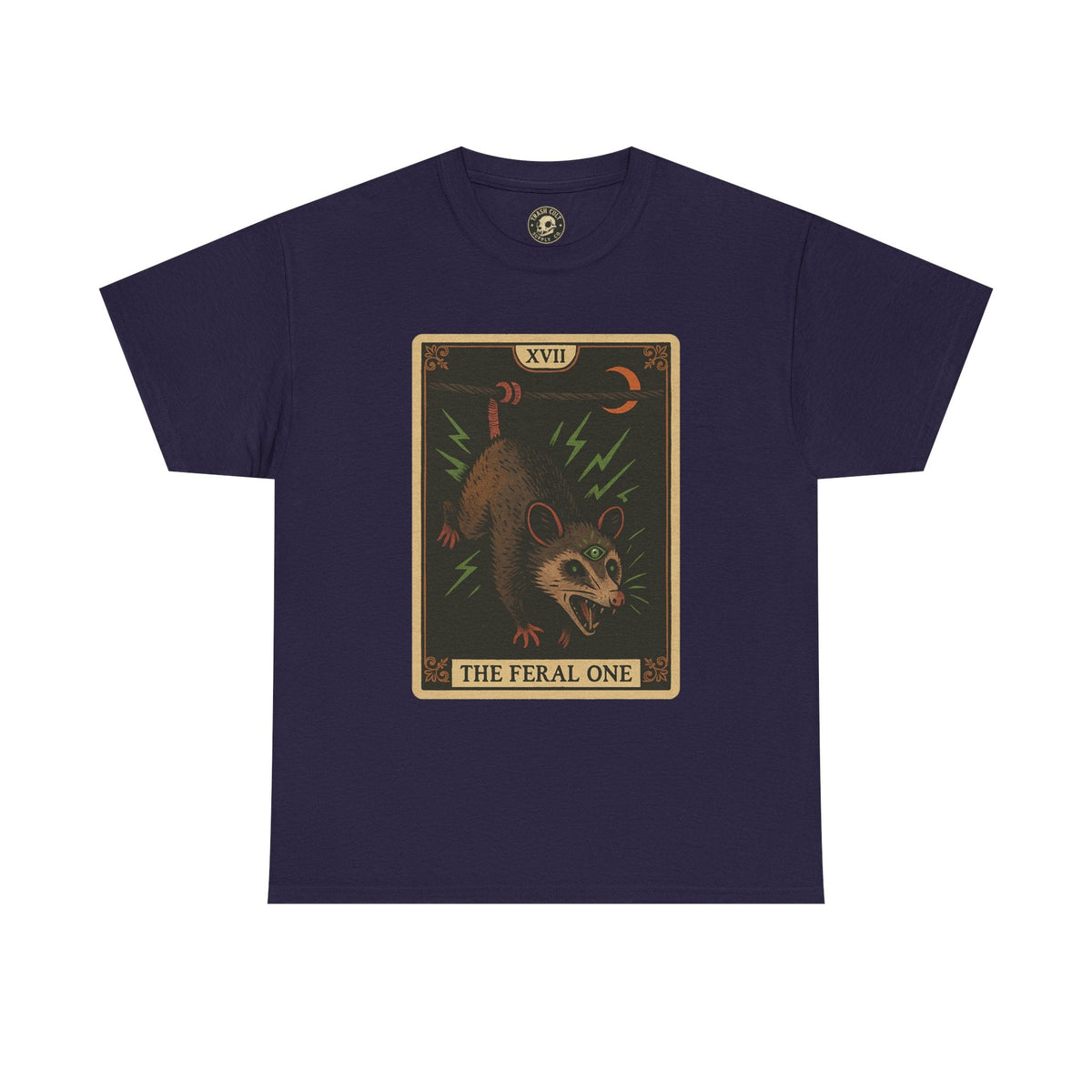 Feral One Graphic Tee - Quirky Unisex T-Shirt, Vintage Inspired, Animal Art, Casual Wear, Gifts for Him/Her
