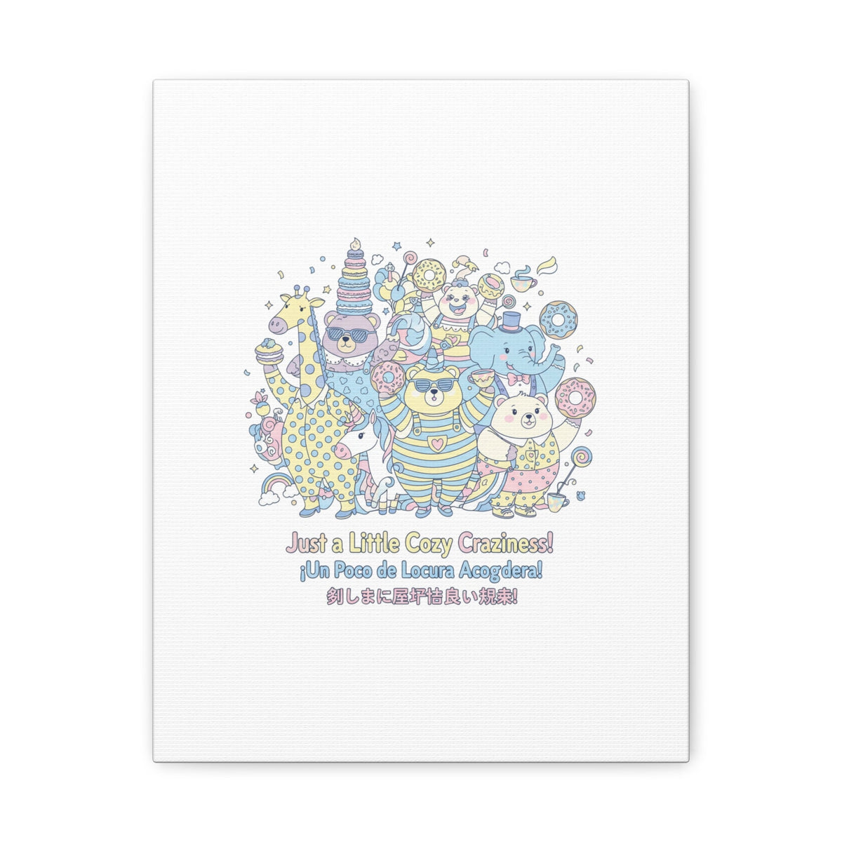 Cozy Craziness Canvas | mildly unhinged cute, whimsical weird