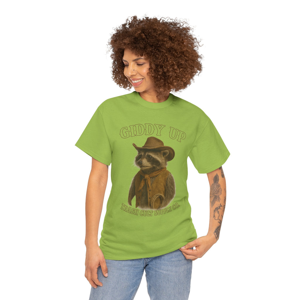 Giddy Up Graphic Tee, Funny Tee, Unisex Cowboy Shirt, Casual Wear, Gift for Him/Her