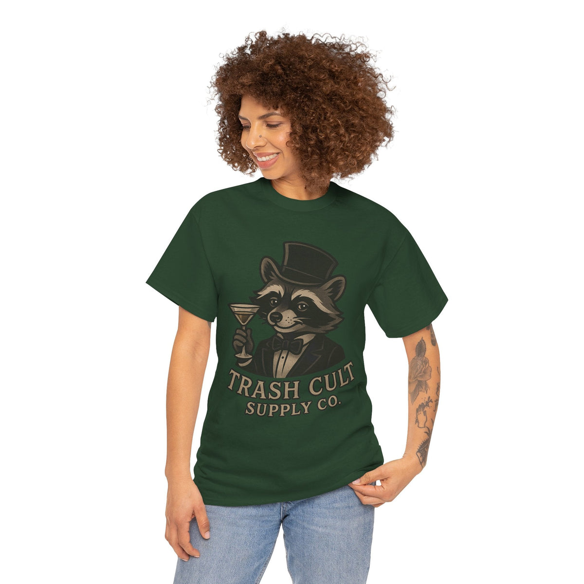 Playboy Raccoon Neo-Traditional Tattoo Shirt – Trash Cult Supply Co.