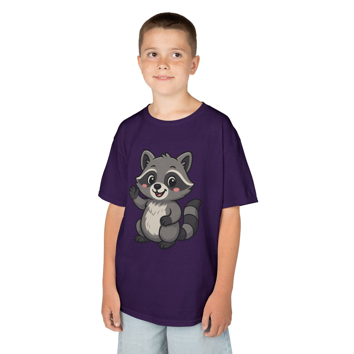 Cute Raccoon Kids T-Shirt, Fun Animal Graphic Tee for Boys and Girls, Birthday Gift, Playful Party Wear, Everyday Casual Shirt, Nature [...]