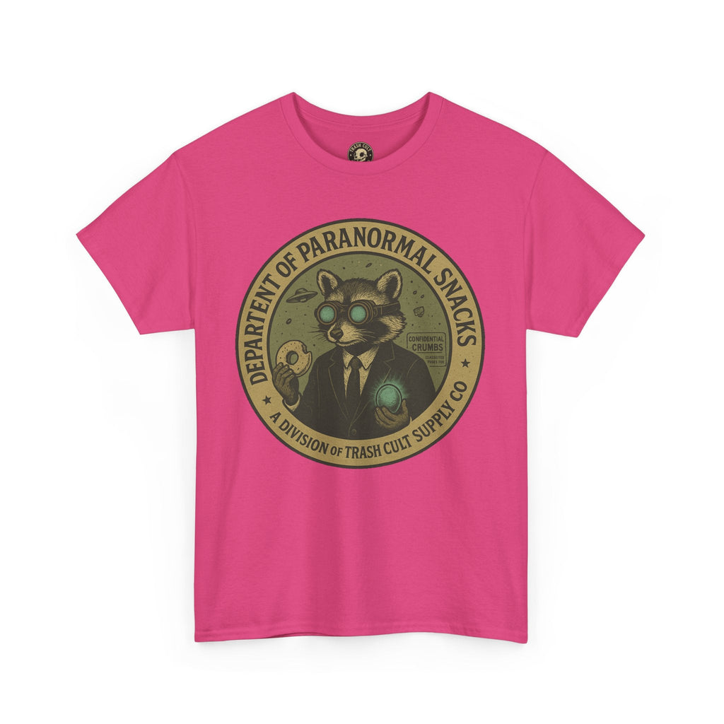 Department of Paranormal Snacks Shirt – Trash Cult Supply Co – Vintage Cryptid Division Tee – Gildan 5000